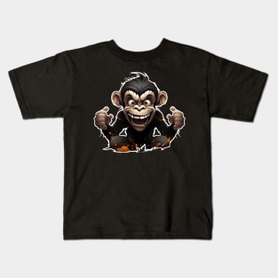 Funny Chimp Lovers Gift Kids T-Shirt